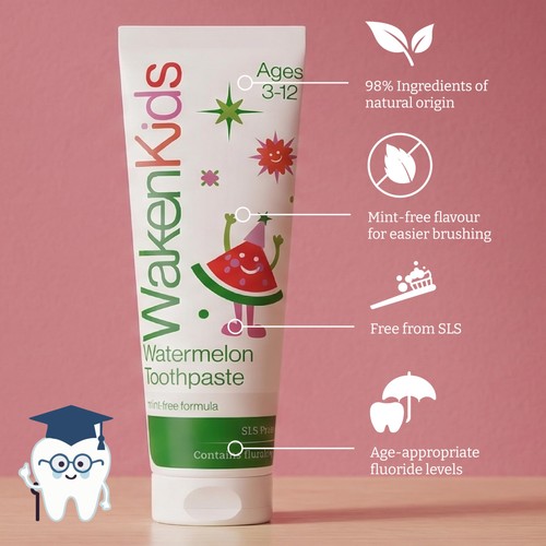 Waken kids toothpaste - waken, 75ml