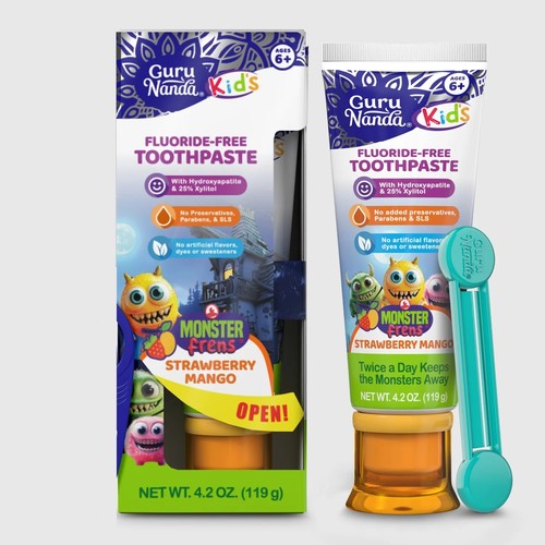 Gurunanda kids toothpaste - gurunanda,