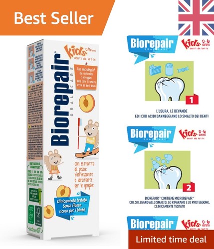 Peach flavored kids toothpaste - peach,